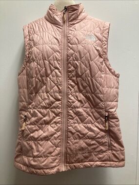 The North Face Light Pink Quilted Vest